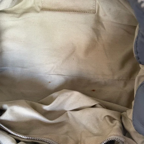 Gray Leather Handbag - Picture 5 of 7